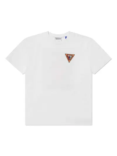 Marcelo Burlon County Of Milan Graphic-print Cotton T-shirt In Weiss