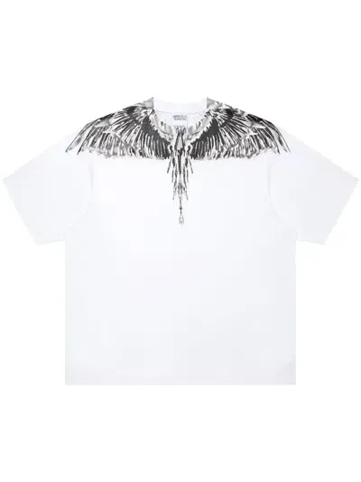 Marcelo Burlon County Of Milan Icon Wings Cotton T-shirt In White