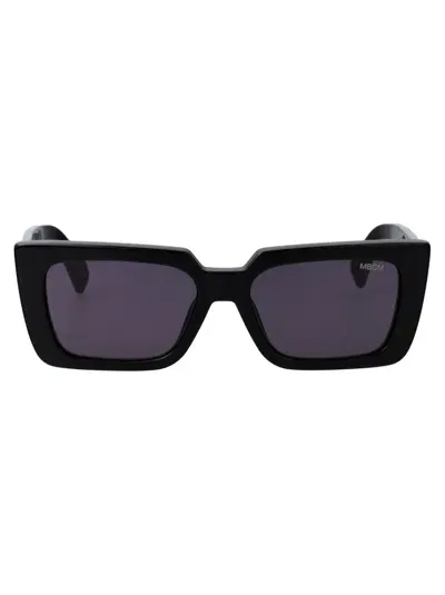 Marcelo Burlon County Of Milan Tecka Square Frame Sunglasses In Black