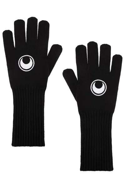 Marine Serre Long Gloves In Black