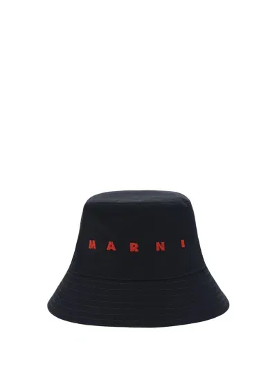 Marni Bucket Hat In Black