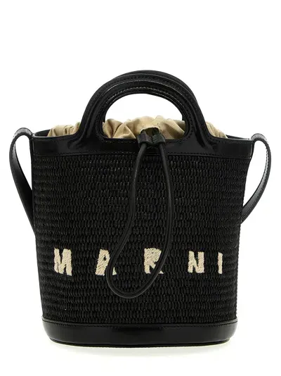 Marni Tropicalia Crossbody Bags Black