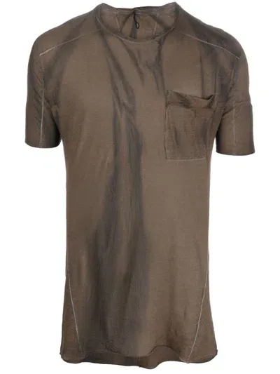 Masnada Round-neck T-shirt In Brown