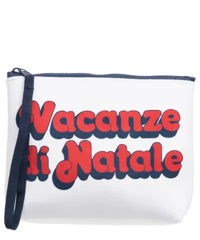 Mc2 Saint Barth Aline Vacanze Di Natale Pouch In White