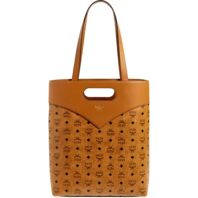 Mcm Large Diamond Visetos Tote Bag In Multicolor