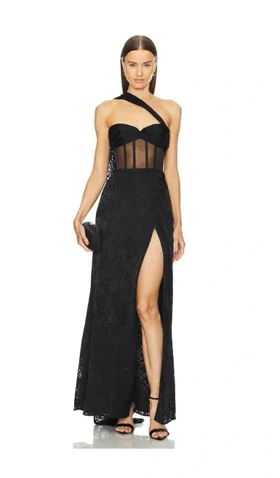 Michael Costello X Revolve Cecilia Gown In Black