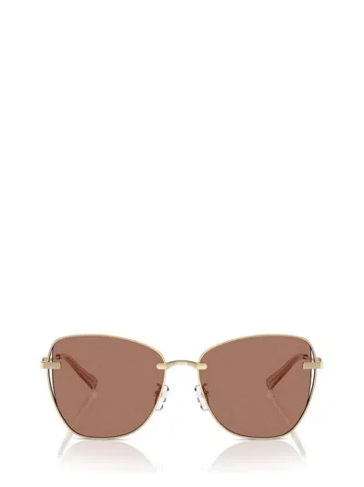 Michael Kors Eyewear Beijing Butterfly Frame Sunglasses In Gold