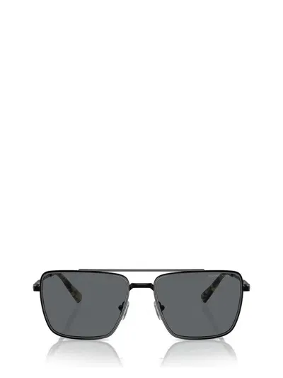 Michael Kors Sunglasses In Shiny Black