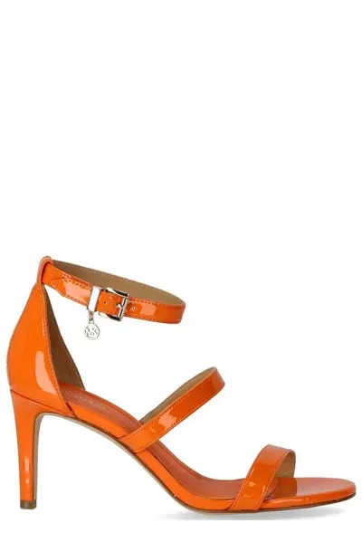 Michael Michael Kors Strappy Heeled Sandals In Orange