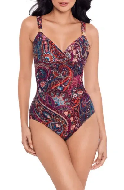 Miraclesuit Dynasty Siren Underwire One-piece In Multi