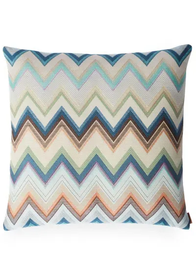 Missoni Agadir Kissen Mit Zickzackmuster (40cm X 40cm) In Neutrals