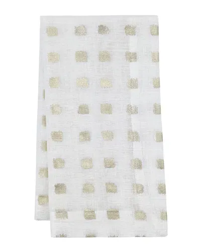 Mode Living Antibes Napkins, Set Of 4 In Gold