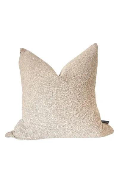 Modish Decor Pillows Boucle Decorative Pillow Cover, 24 X 24 In Oat