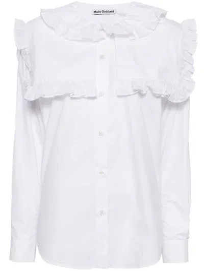 Molly Goddard Audrey Shirt In White