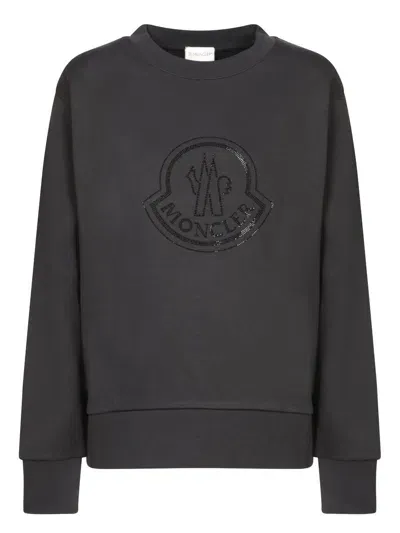 Moncler Sweatshirts In Black