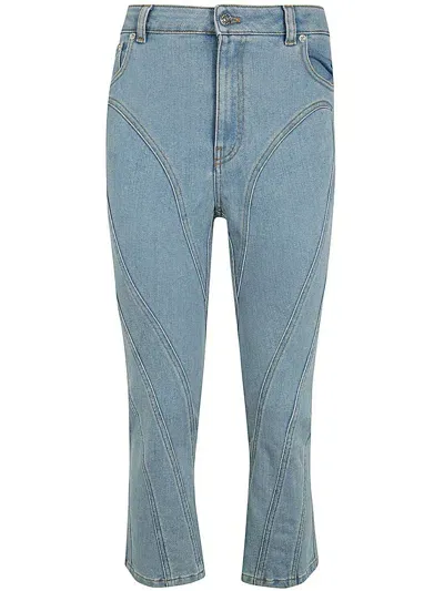 Mugler Pa0426 Jeans In Blue