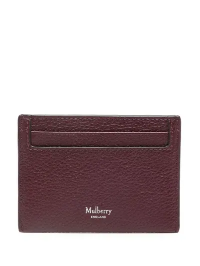 Mulberry Small Continental Cardholder In Red