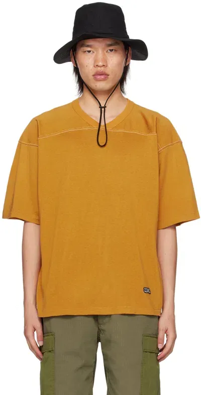 Nanamica Yellow Midshipman T-shirt In Ms Mustard