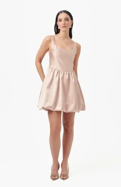 Nanas Daphne Mini Dress In Rose Gold