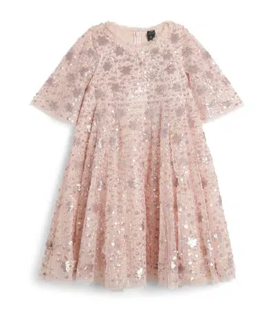 Needle & Thread Kids' Tulle Shooting Stars Dress In Pink