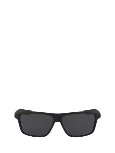 Nike Sunglasses In Matte Black / Dark Grey Lens