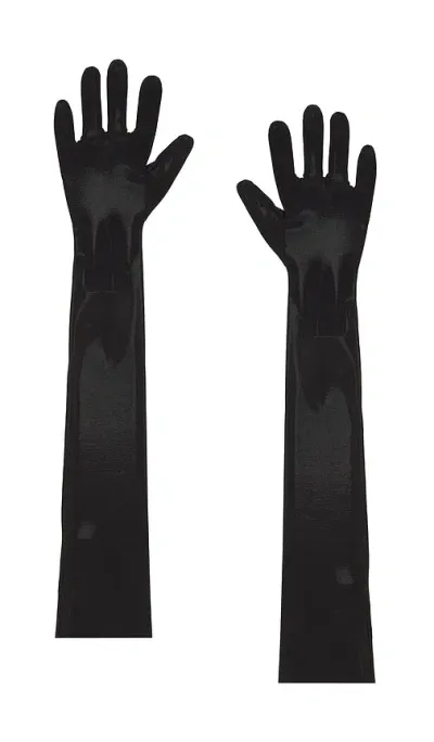 Norma Kamali Long Gloves In Black