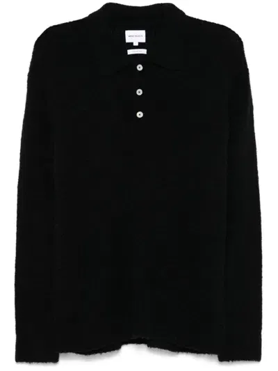 Norse Projects Rasmus Polo Shirt In Black