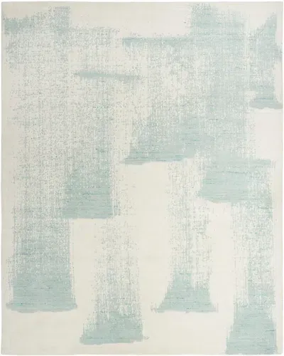 Nourison Felicity Hand-woven Rug, 9' X 12' In Ivory, Aqua