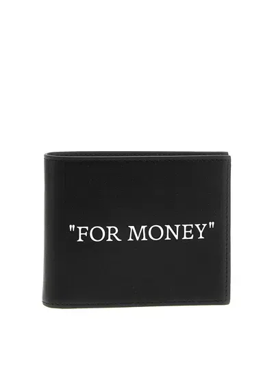 Off-white Quote Bookish Wallet In White