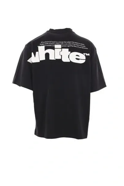 Off-white Off White T-shirts And Polos In Black+white