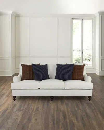 Old Hickory Tannery Posie Sofa, 91" In White