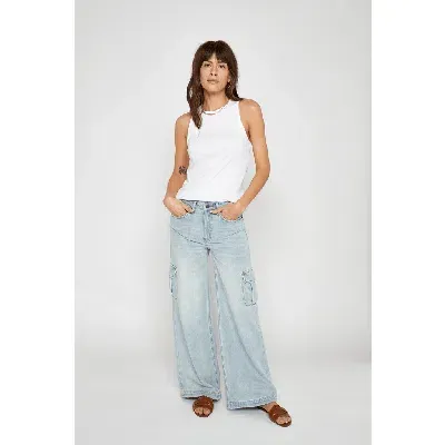 Oliver Logan Madison Cargo Jeans In Hotel California