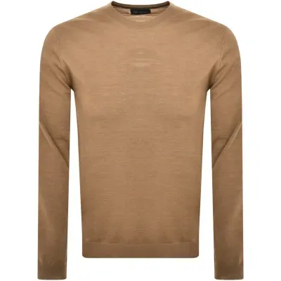 Oliver Sweeney Camber Knit Jumper Brown