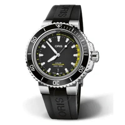 Oris Unworn Aquis Depth Gauge 46mm In Black