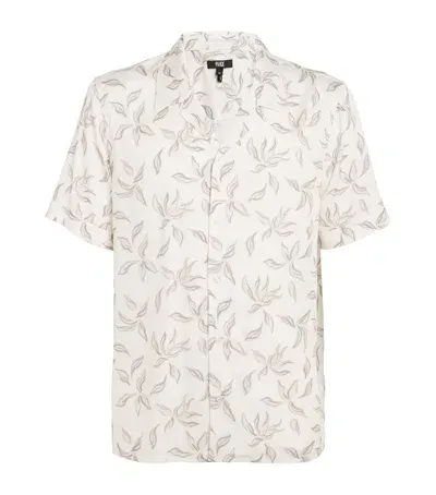 Paige Floral Landon Shirt In White