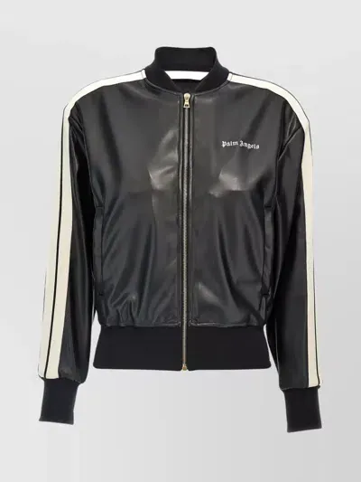 Palm Angels Track Bomber Jacket In Black