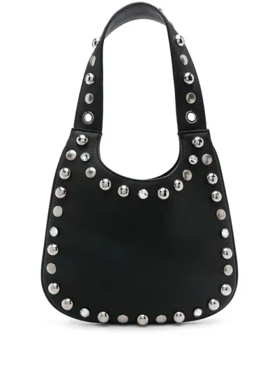 Panconesi Small Diamanti Shoulder Bag In 黑色