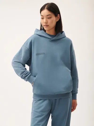 Pangaia 365 Midweight Soft Organic Cotton Hoodie In Blue