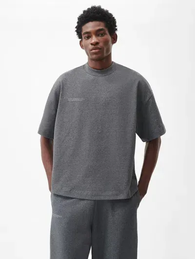 Pangaia Mens Reclaimed Cotton Boxy T-shirt In Reclaim Charcoal