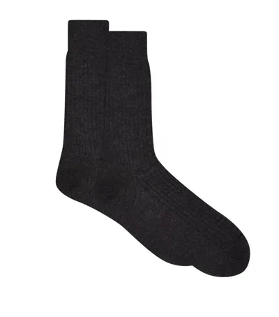 Pantherella Cashmere Socks In Grey