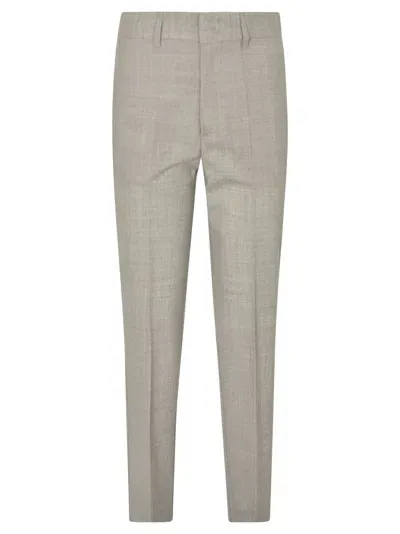 P.a.r.o.s.h Parosh Trousers In Grigio Melange Chiaro