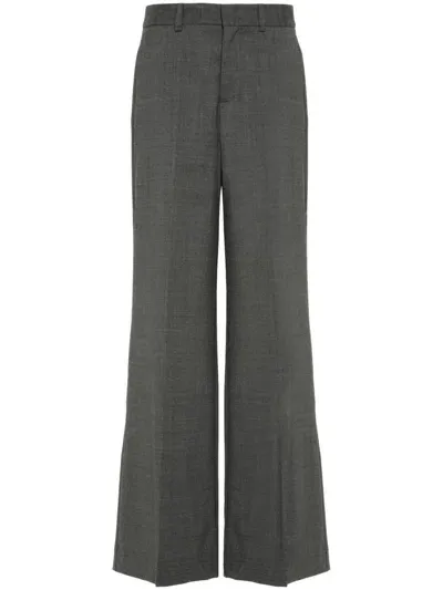 P.a.r.o.s.h Wide-leg Pants In Grey