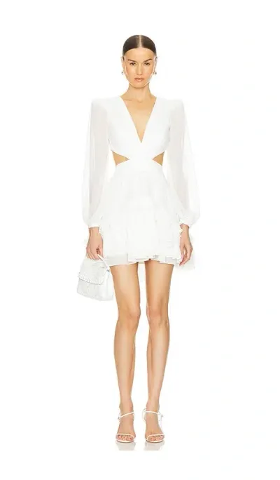 Patbo Cutout Mini Dress In White