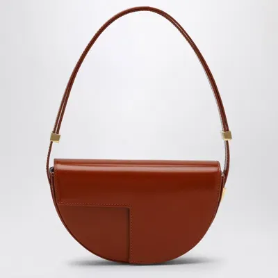 Patou Le Small  Dark Orange Leather Bag