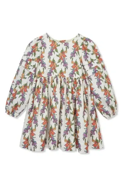 Peek Aren't You Curious Kids' Floral Print Long Sleeve Dress