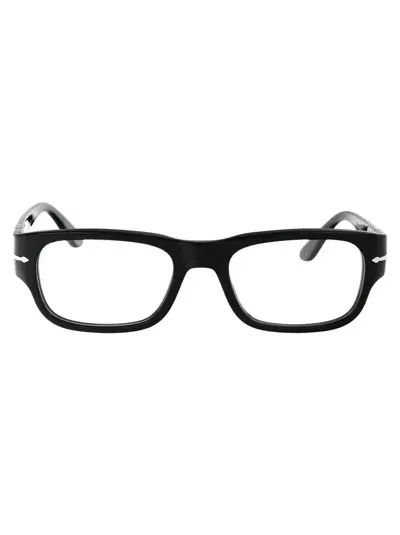 Persol Po3324v Rectangle-frame Glasses In 95 Black