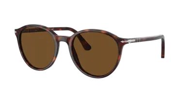 Persol Unisex Sunglass Po3350s In Polar Braun