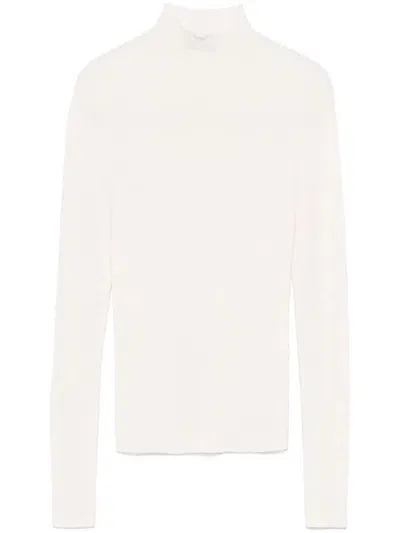 Peserico Virgin-wool Sweater In Nude