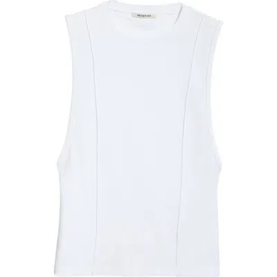 Peter Do Pintuck Muscle Tee In White