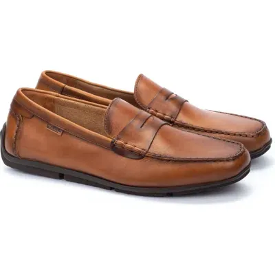 Pikolinos Conil Penny Loafer In Brandy